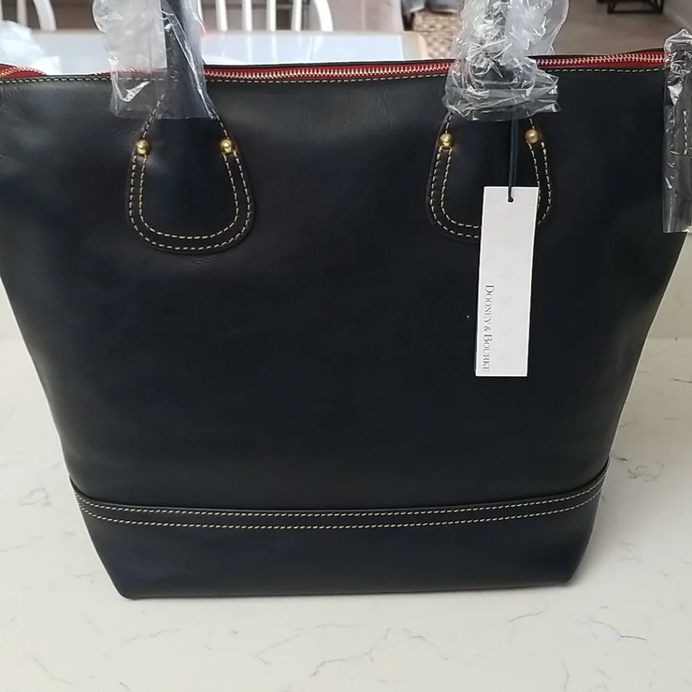 Dooney & Bourke Navy blue Leather Tote - Picture 5 of 12